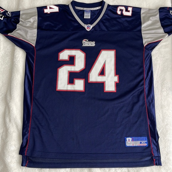 Reebok NFL Equipment New England Patriots #24 LAW Retired Size XL - Picture 5 of 14